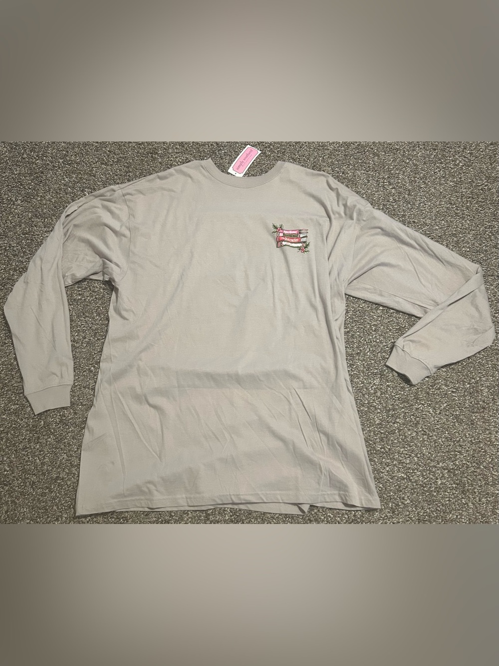 Simply Southern XL Women’s Christmas Long Sleeve Crewneck Small Chest Graphic